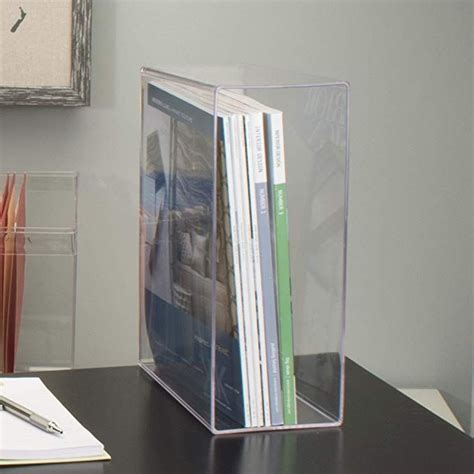 clear plastic magazine protectors.